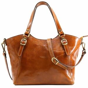 Floto Ischia Italian Leather Shoulder Bag NWT